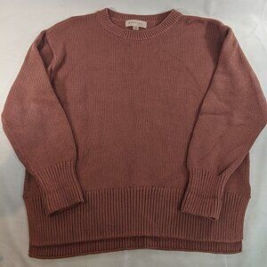 Philosophy Republic Clothing Dusty Rose Pink Knit Sweater Women's M Medium